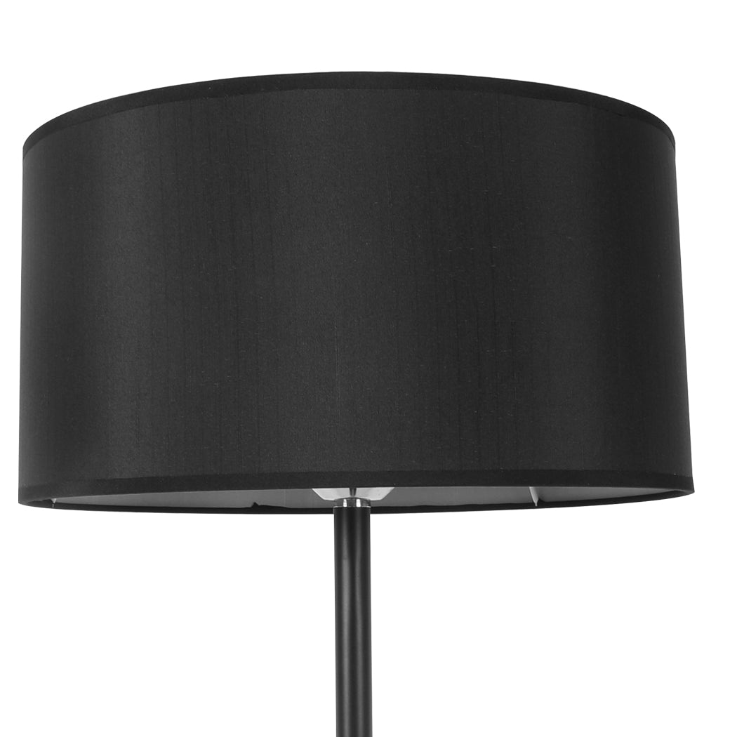 Modern Black LED Floor Lamp Stylish Reading Light Stand