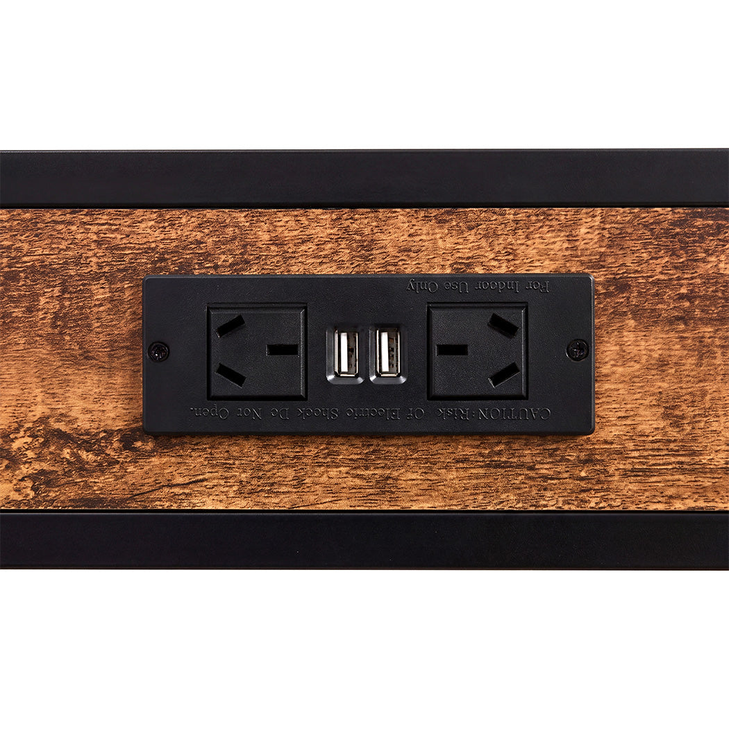 Single LED Bed Frame USB Charging Storage | Simpledeals