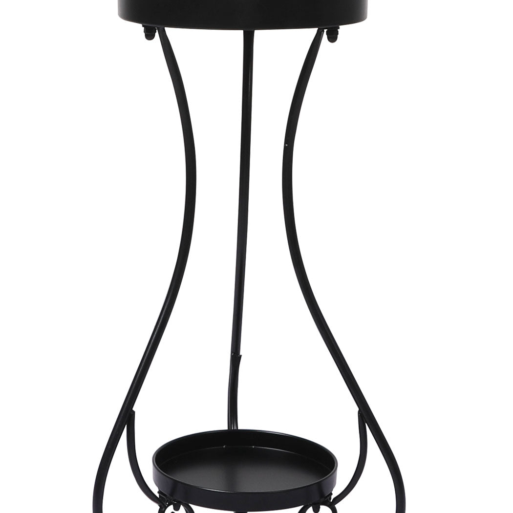 Plant Stand 2 Tiers Outdoor Indoor - Medium