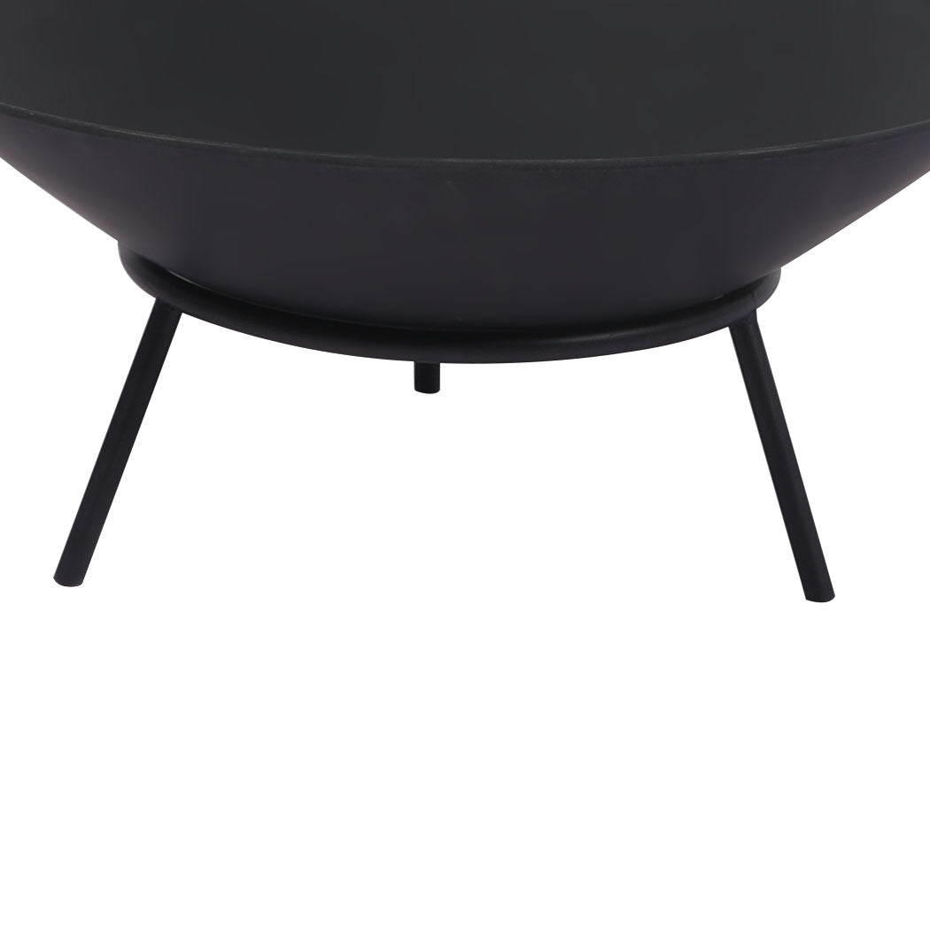 2IN1 Steel Fire Pit Bowl Firepit