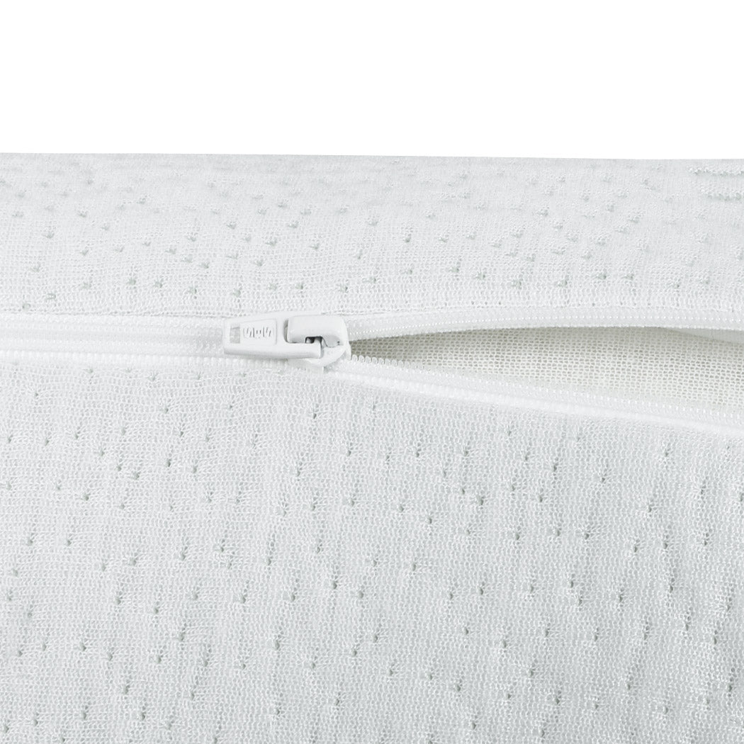 Bamboo finish - Memory Foam Body Pillow Long Bamboo Cover Full Body Support Pregnancy Pillow