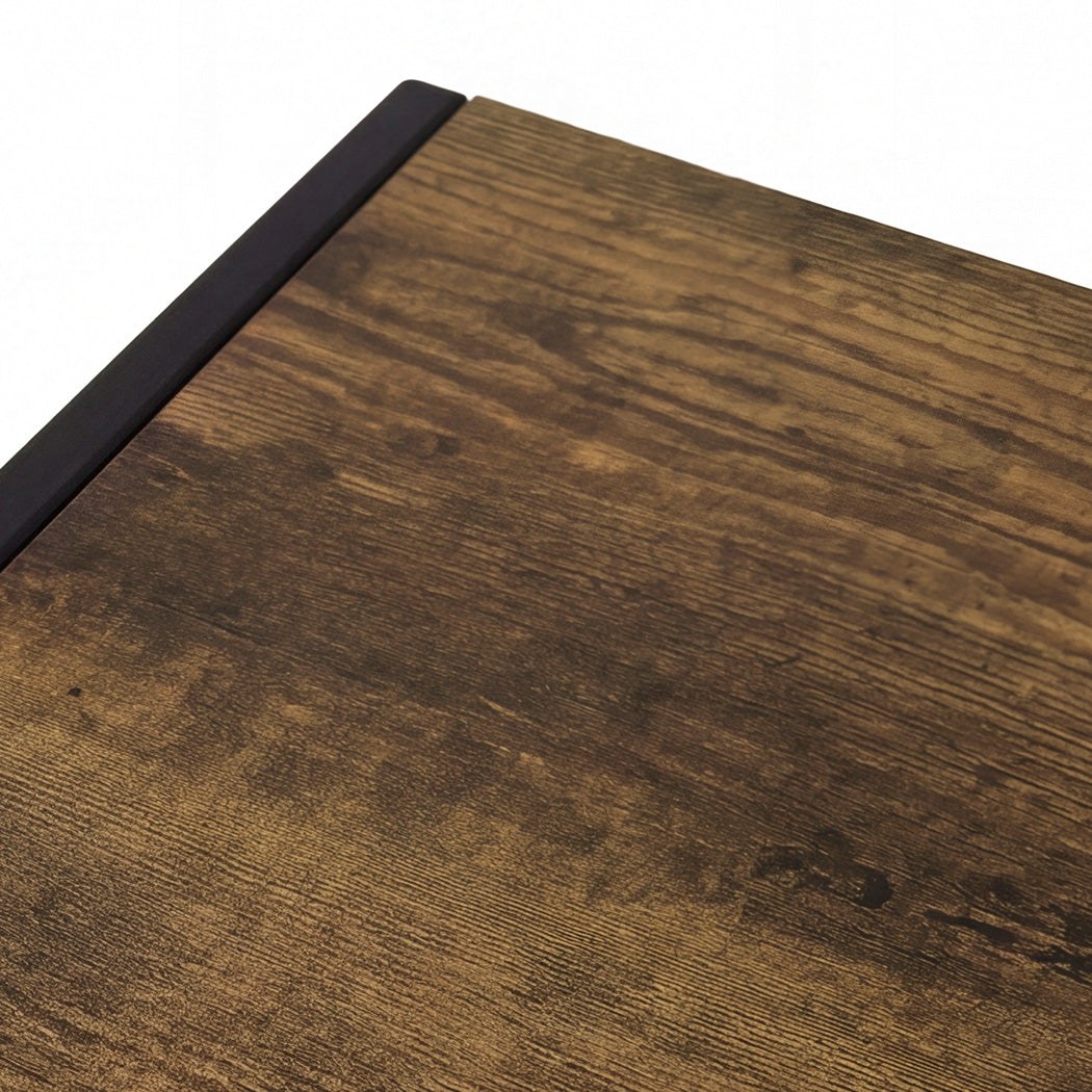 Vinyl Record Stand Black Steel 16x16x0.8cm