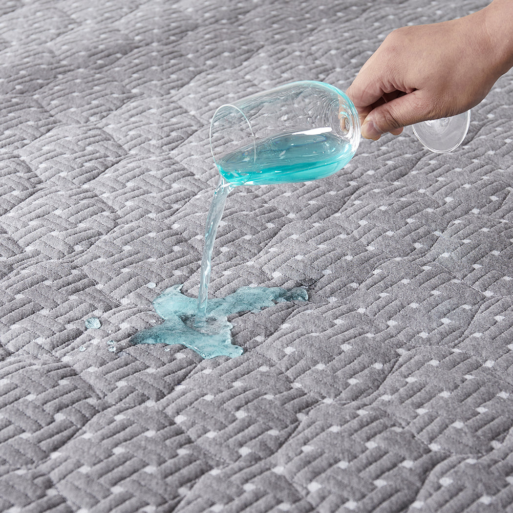 Queen Bamboo Mattress Protector Topper Soft Waterproof Bed Cover