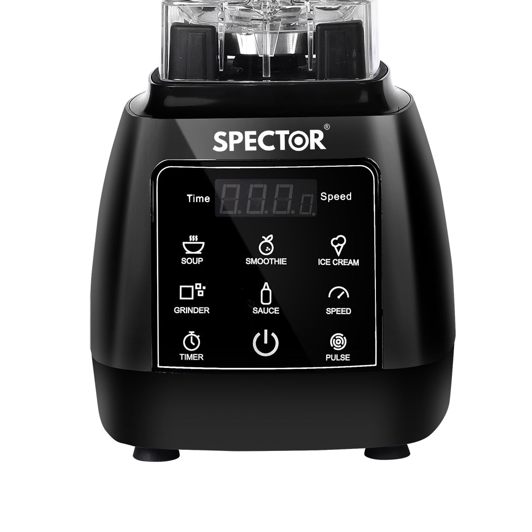 2L Commercial Blender Mixer Black
