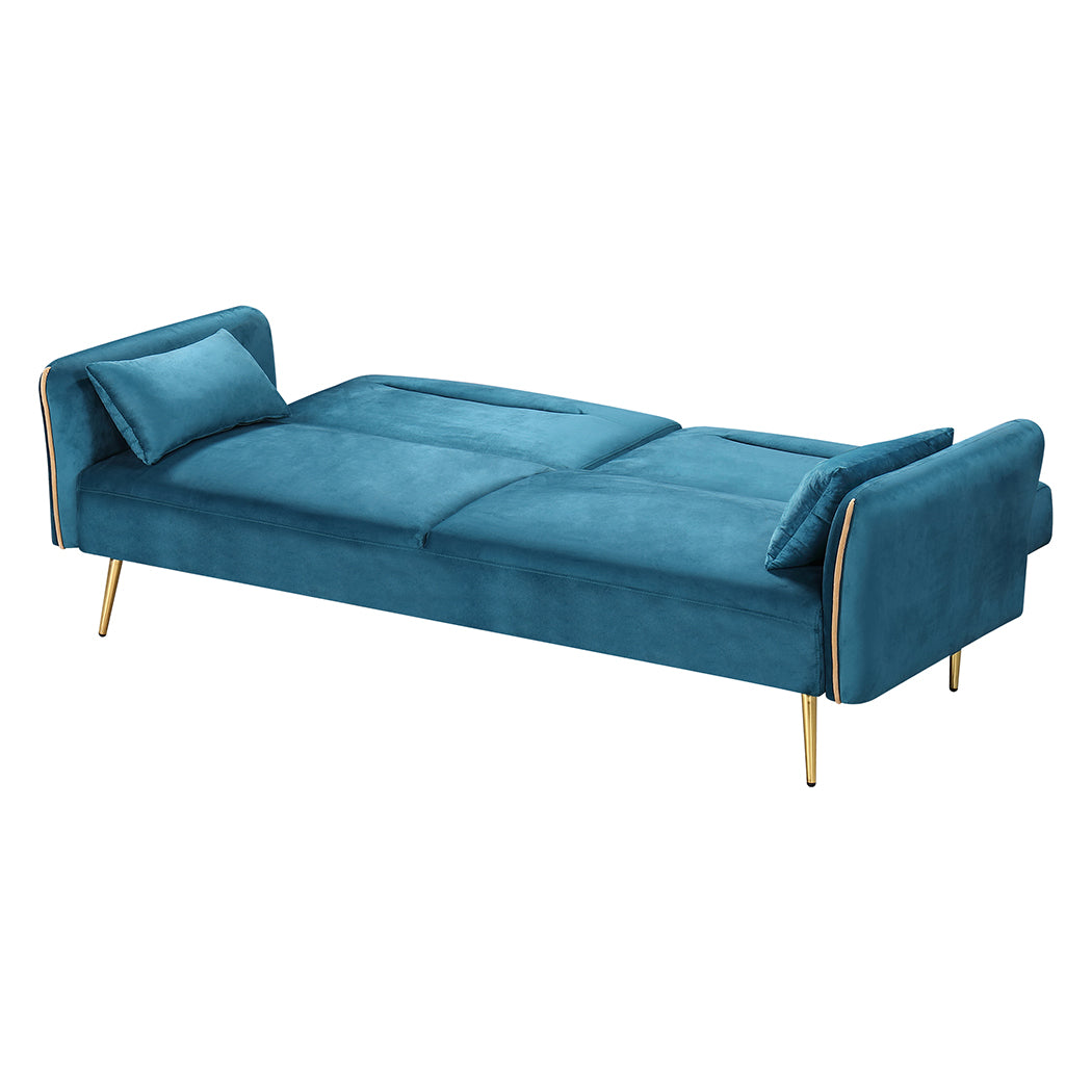 Versatile 3-Seater Sofa Bed Convertible Adjustable Height Classic