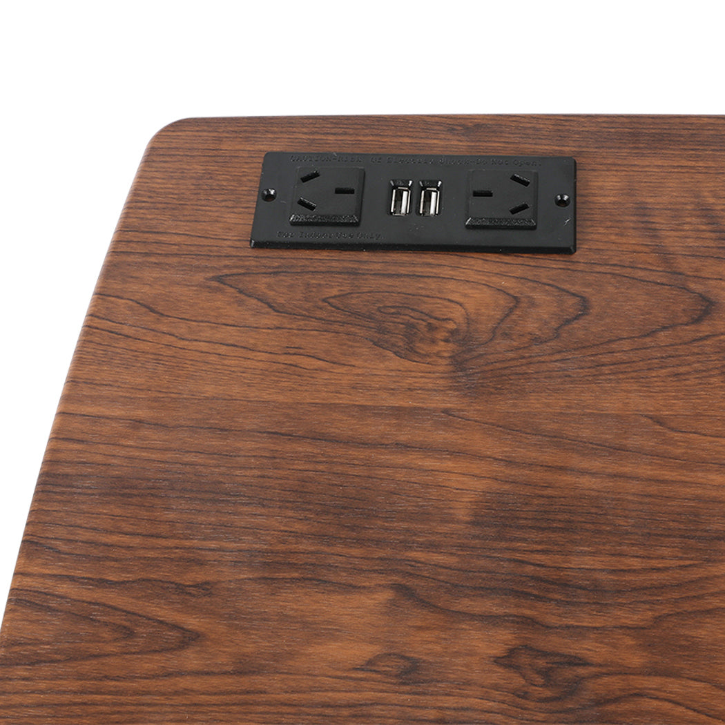 Modern Mobile Standing Desk Foldable Brown Fold  Durable Frame | Brown colour
