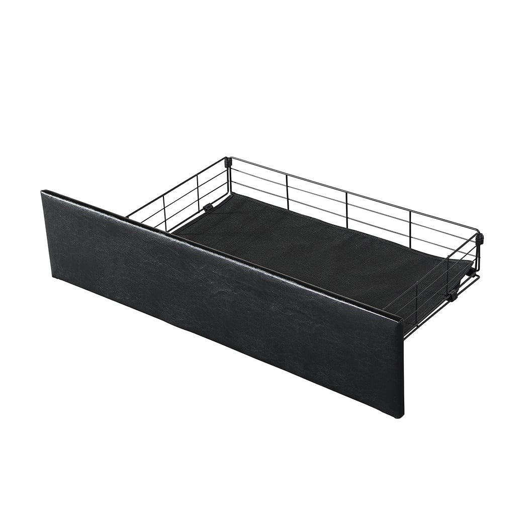 Queen Bed Frame With 4 Storage Drawers With USB Charge