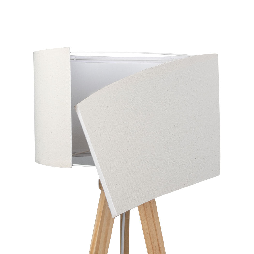 Cozy Tripod Floor Lamp with Shelf  Foldable Function Classic with id4