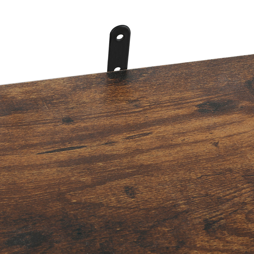 Rustic Floating Shelves Set 3 Wall Mounted | Simpledeals