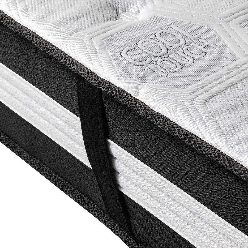 Versatile King Cooling Mattress 5 Zone 25cm  Easy Assembly Classic