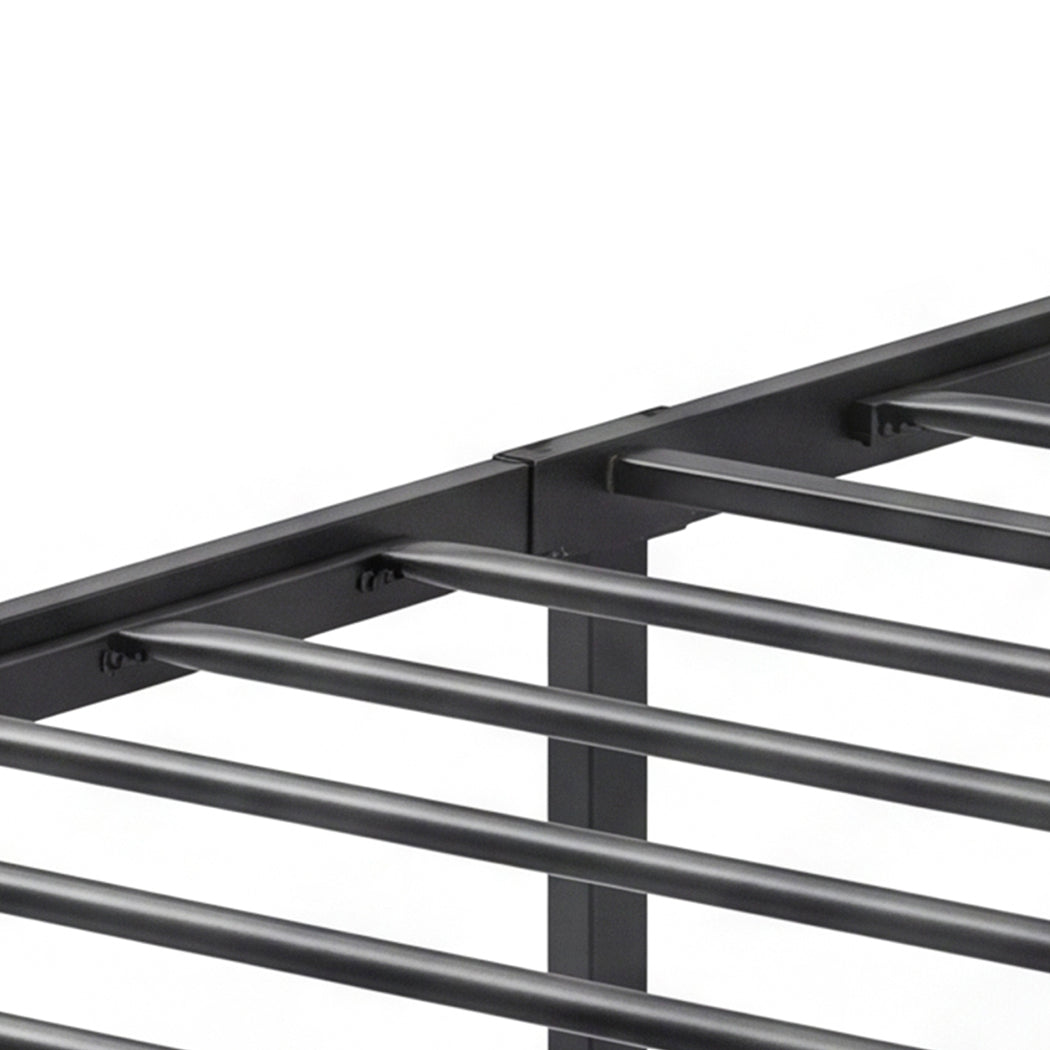 Single Bed Frame Industrial Storage 207x91.5x105cm