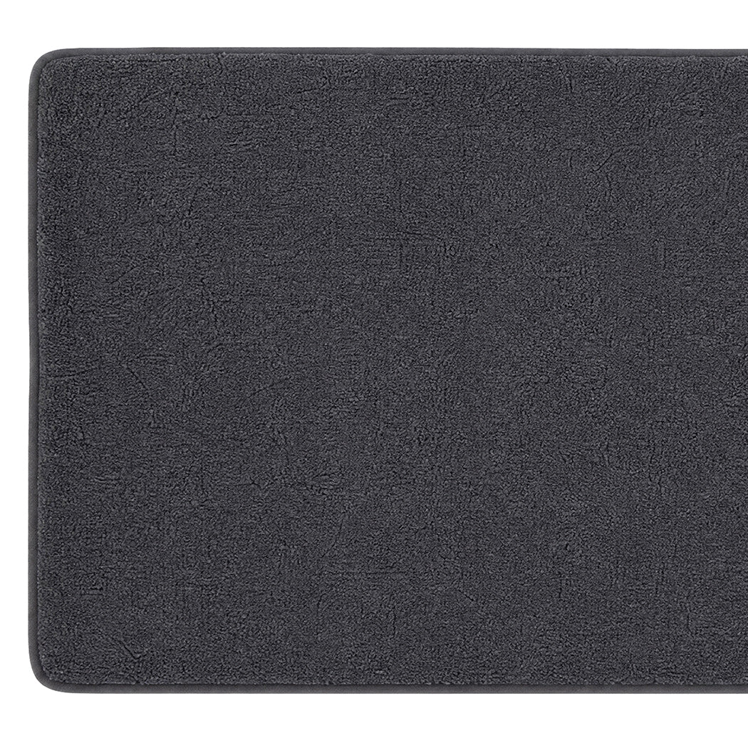 Non Slip Door Mat Grey 80x50x1cm