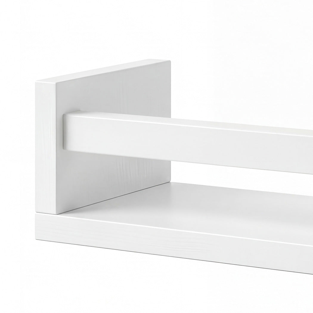 Floating Kids Wall Shelves 3 Pack White | Simpledeals