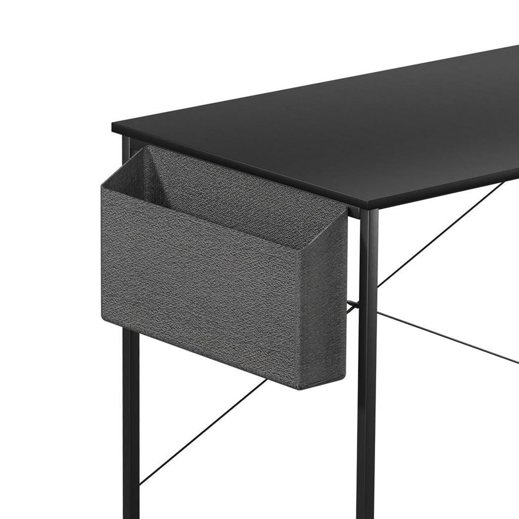 Versatile L Shaped Computer Desk Home Desk Black  Adjustable Height | Black colour