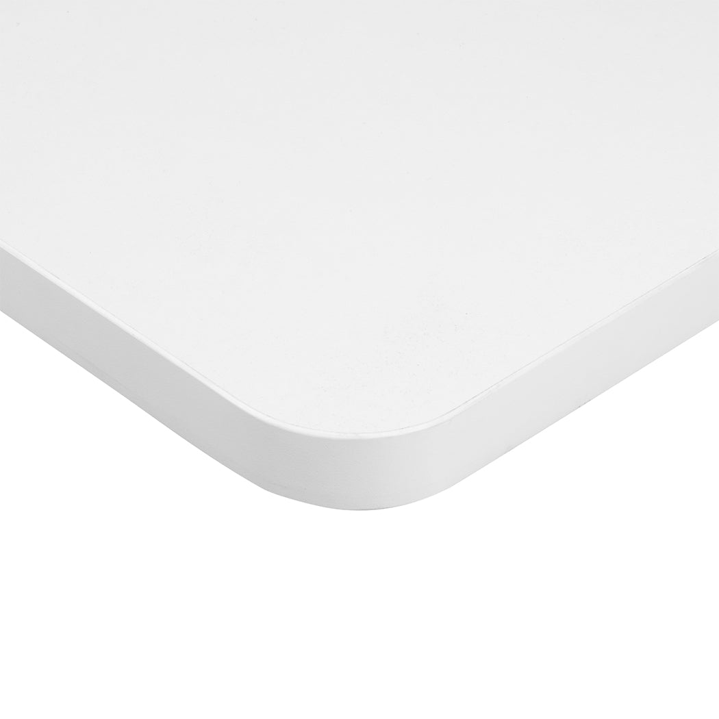Contemporary Motorised Standing Desk Adjustable 140cm White 1000x 1MM