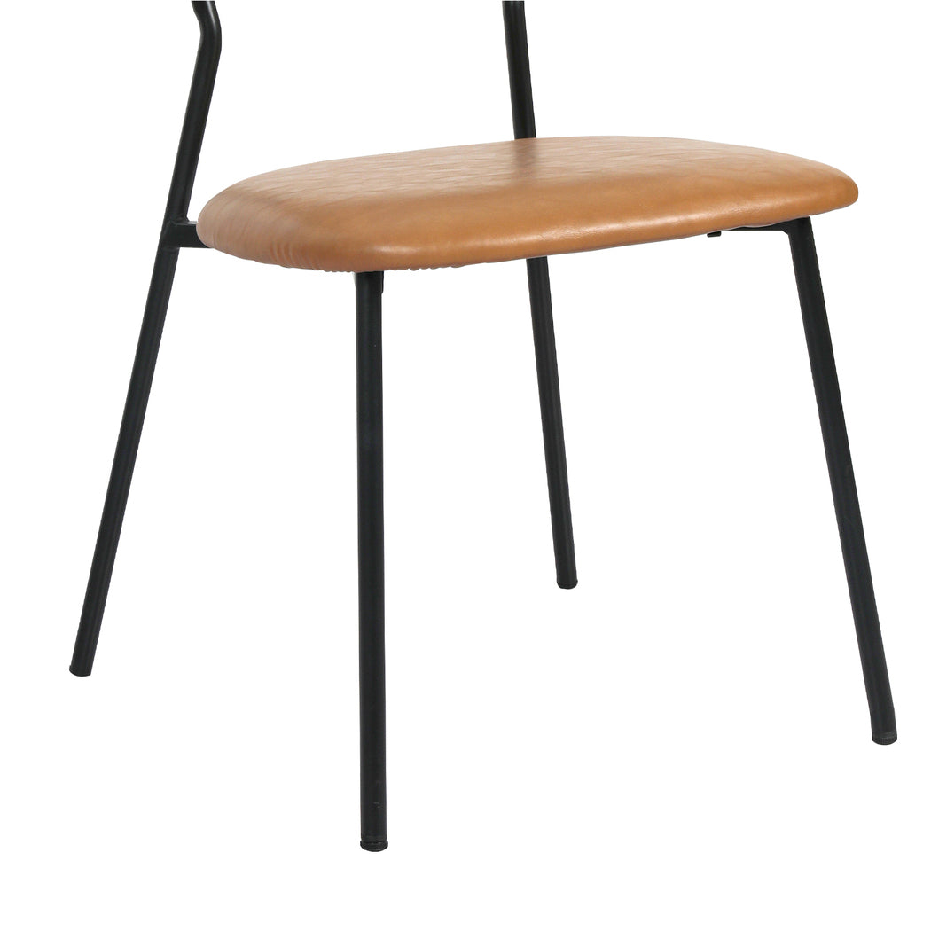 Brown Leather Dining Chairs