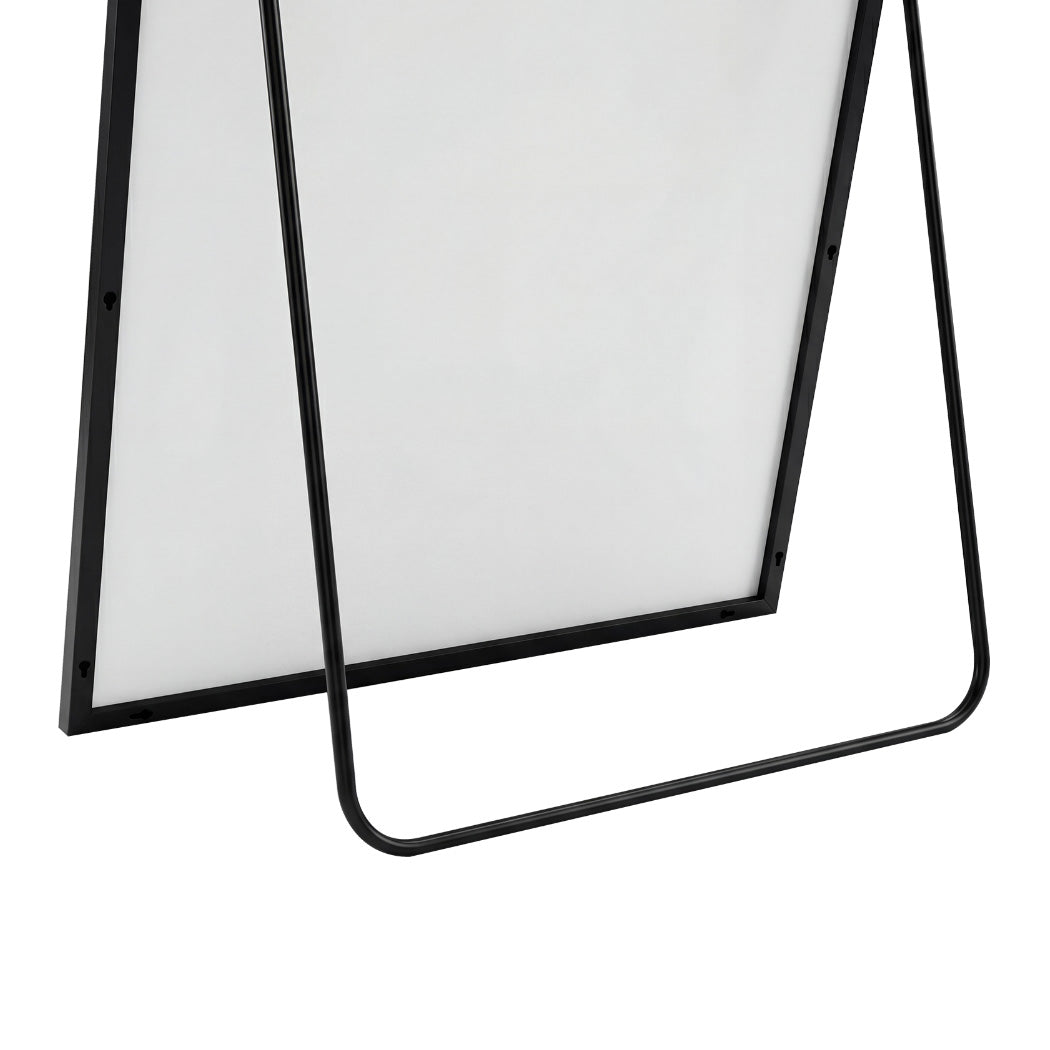 Full Length Mirror 165x60cm Black Floor Wall | Simpledeals