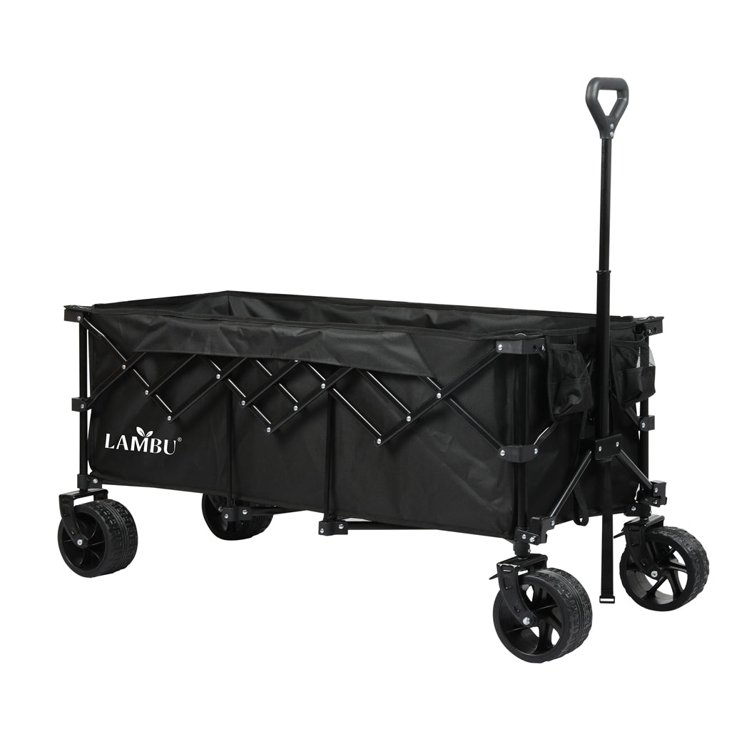 Folding Wagon Cart 300L 126x108x61.6cm