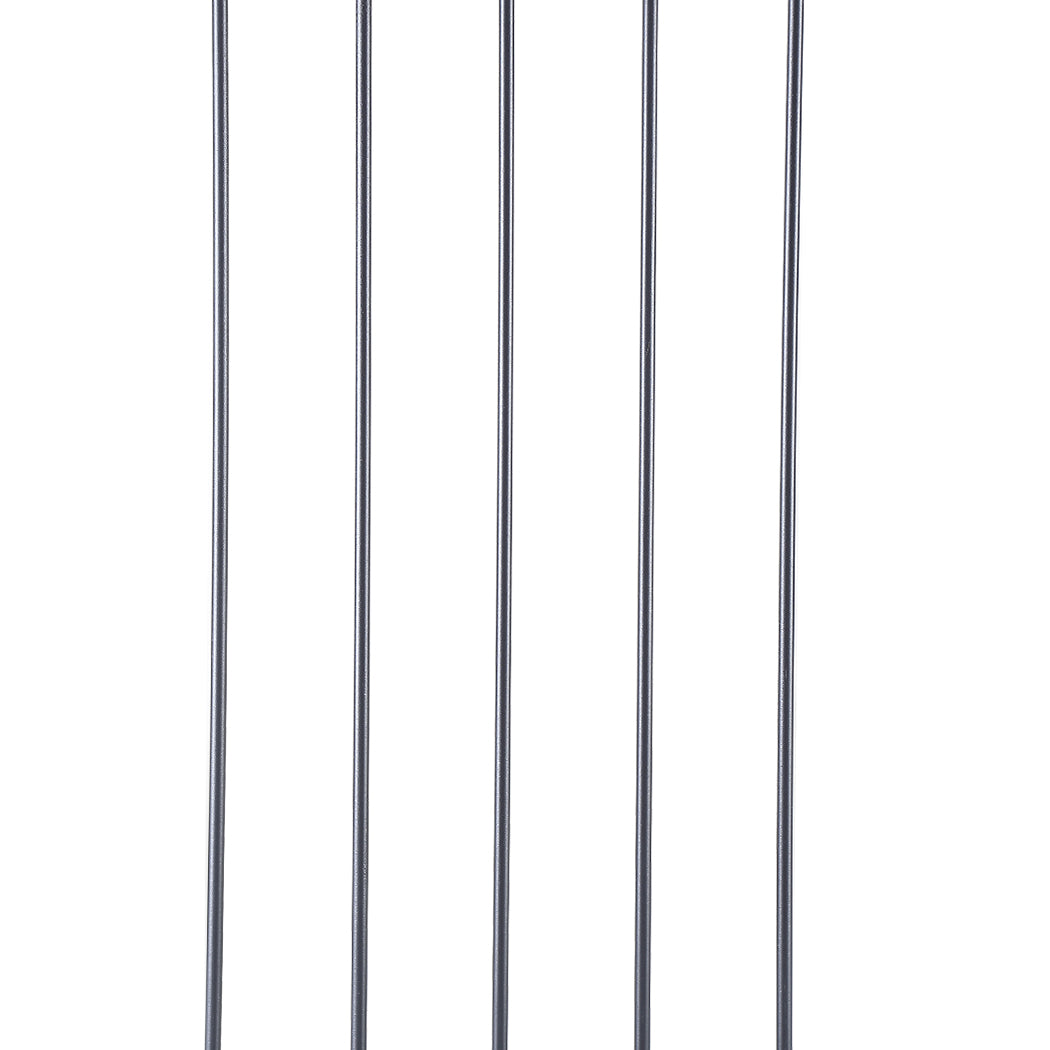Baby Kids Pet Safety Security Gate Stair Barrier Doors Extension Panels Black and White