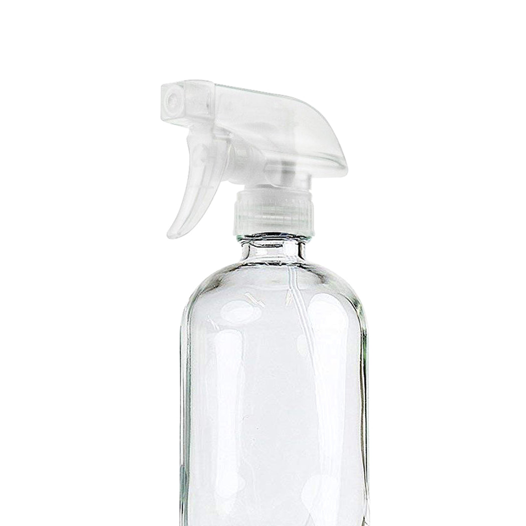 Glass finish - 4x 500ml Clear Glass Spray Bottles Trigger