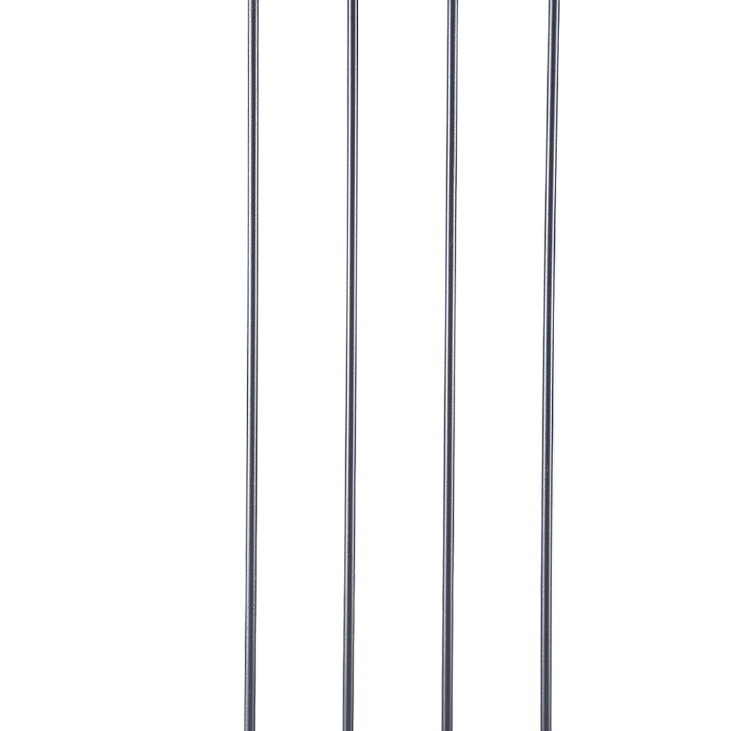 Baby Kids Pet Safety Security Gate Stair Barrier Doors Extension Panels Black and White