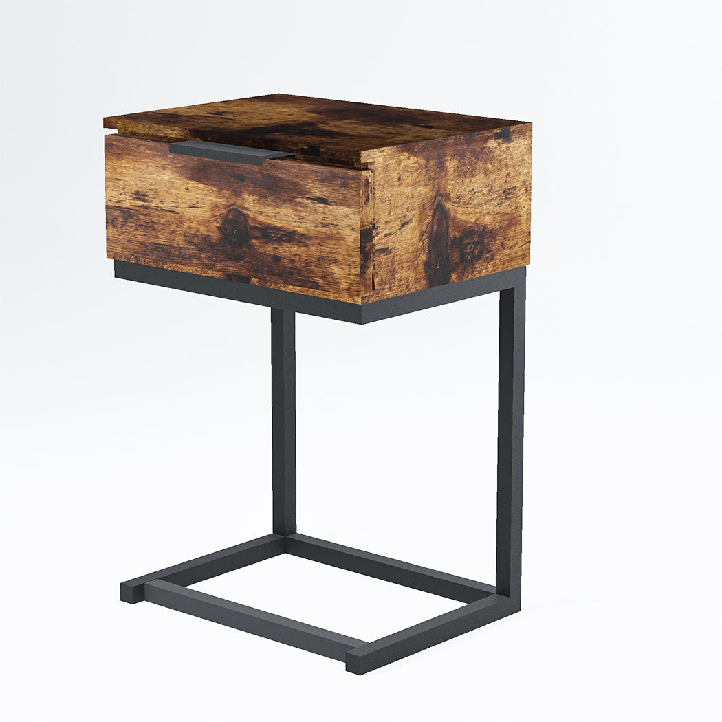 Stylish Bedside Tables Side End Table  Easy Assembly Classic
