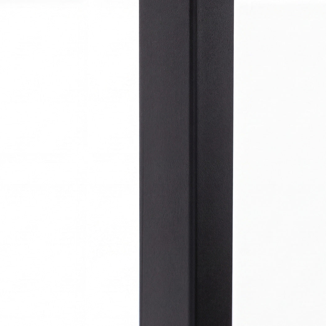 Vinyl Record Stand Black Steel 16x16x0.8cm