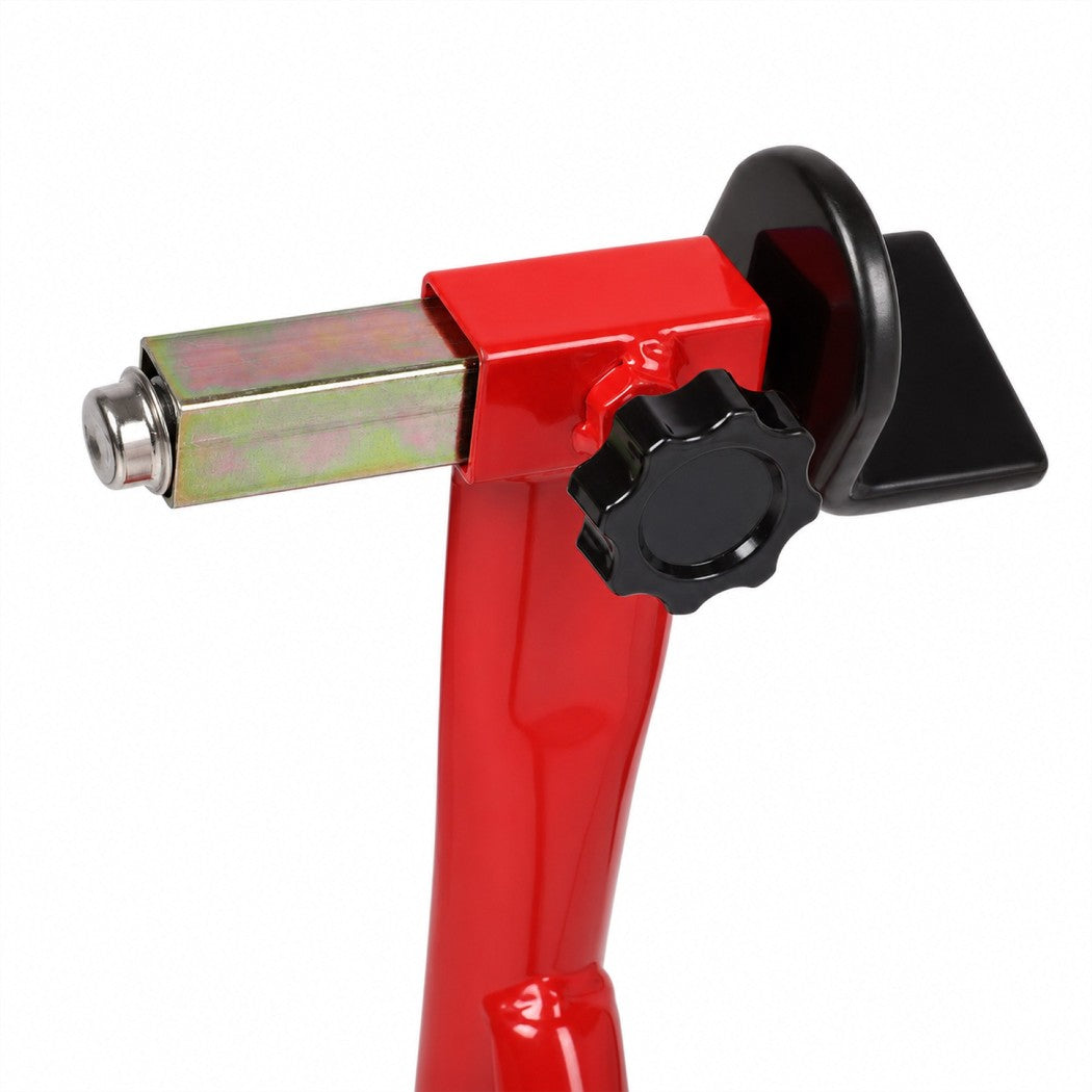 Motorcycle Stand Heavy Duty Red 81x51x37cm