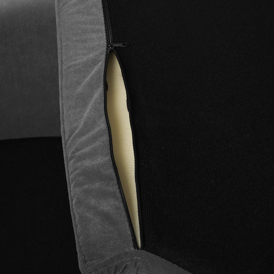 Luxury Elevated Sofa Anti-slip Grey
