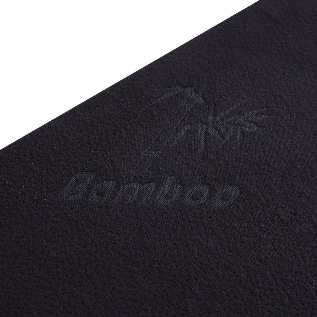 2 Pack Bed Wedge Pillow Black Cool Gel Memory Foam Support Cushions
