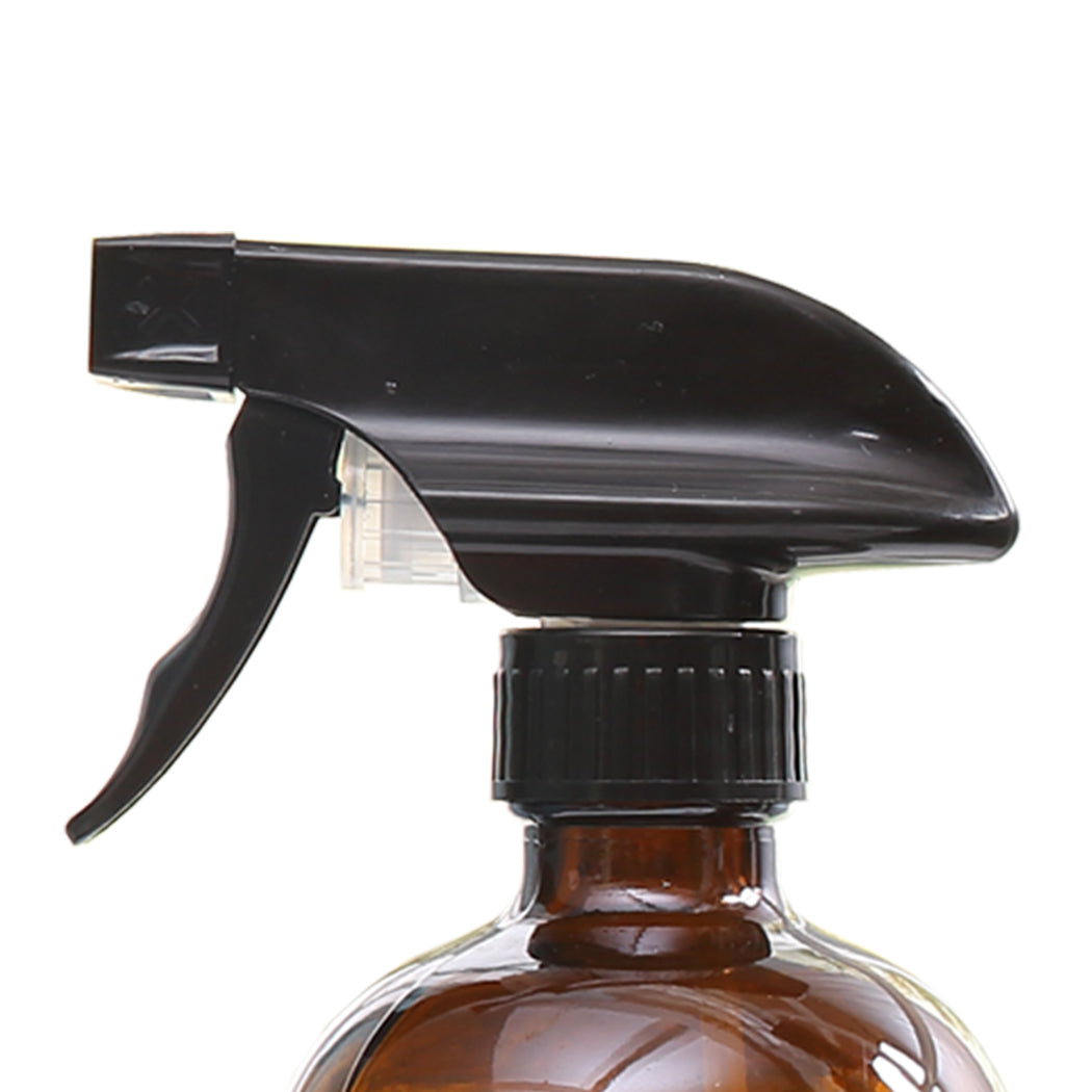 6x 500ml Amber Glass Spray Bottles Trigger | Water Sprayer Aromatherapy Dispenser