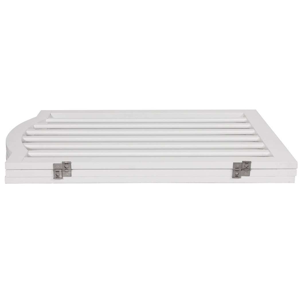 Wooden Pet Gate Dog Fence Safety - White