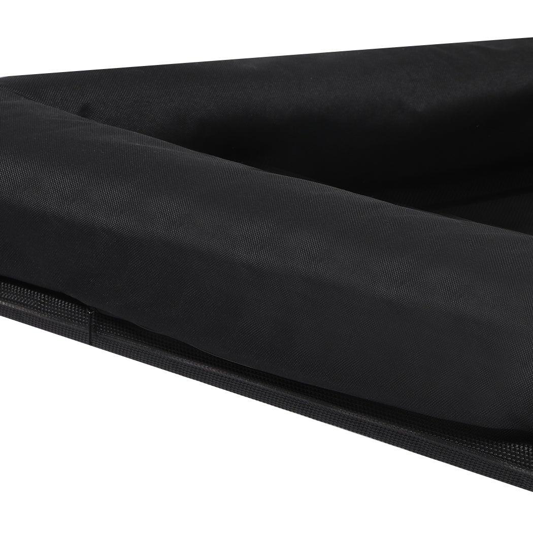 Pet Bed Trampoline Hammock Raised Heavy Duty Black XL
