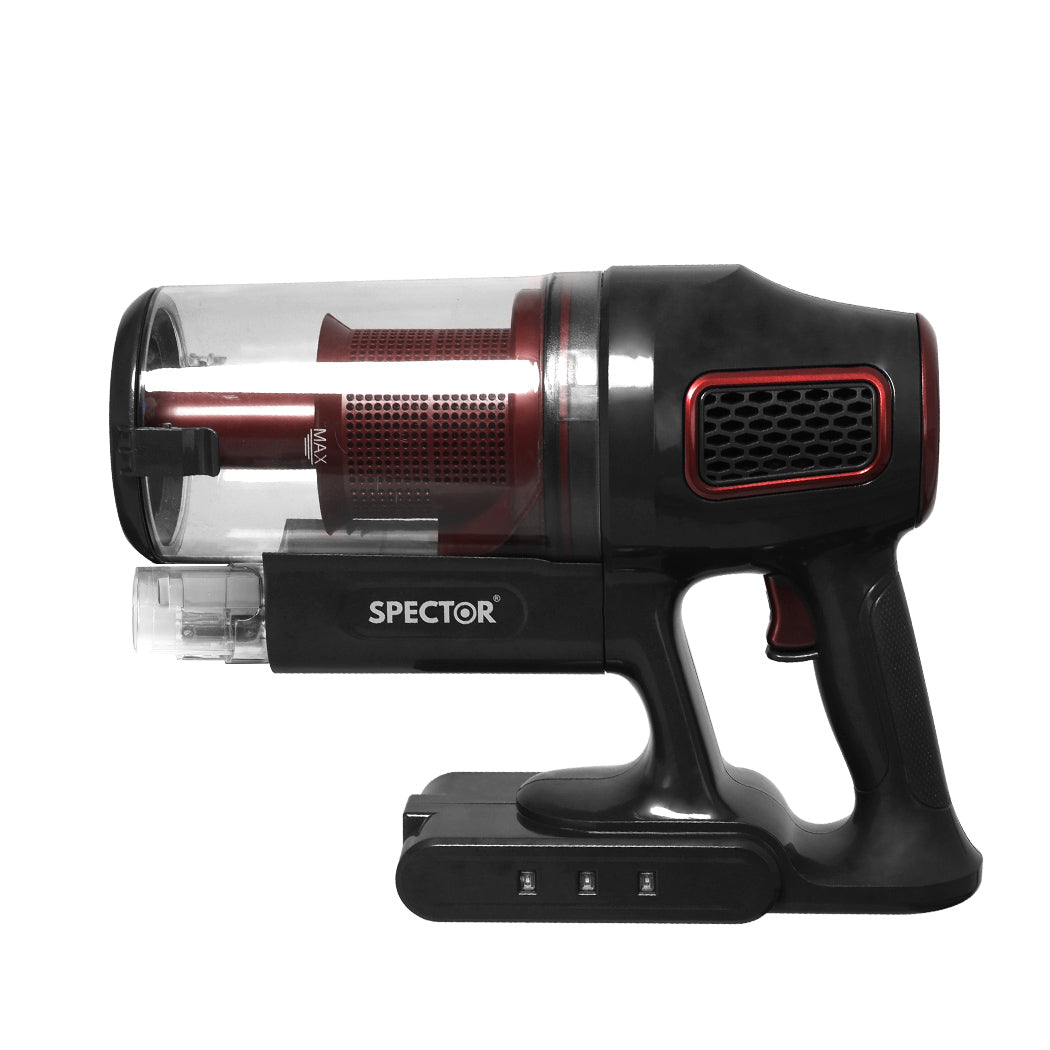 Spector Handheld Vacuum Cleaner Cordless Stick -Red/Gold/Blue
