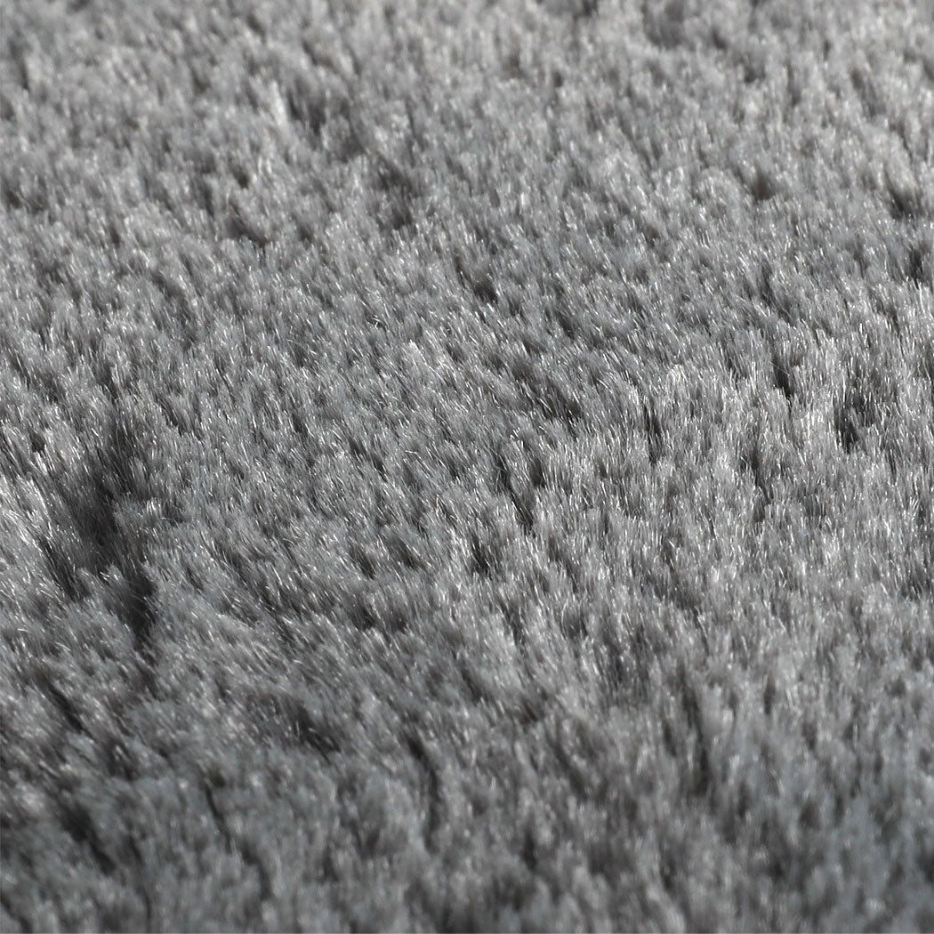 Memory Foam Dog Bed Large Grey 78x52x13cm