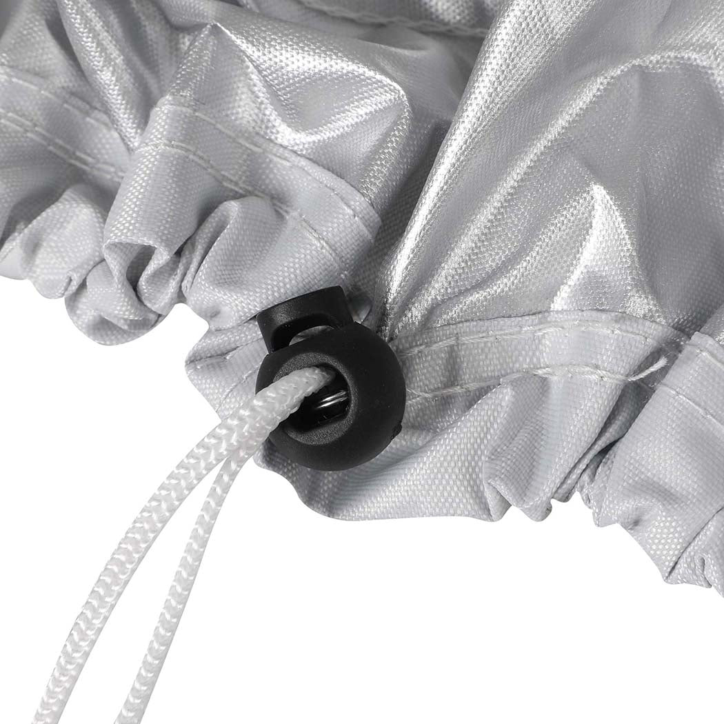 Silver colour - Premium Outdoor Furniture Cover Waterproof Silver 180CM  Wood Finish