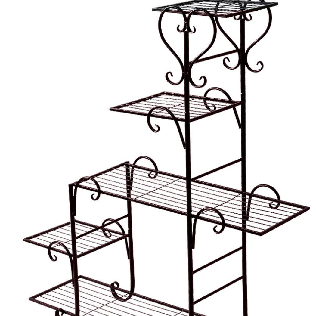 Plant Stand Outdoor Indoor Metal - Bronze