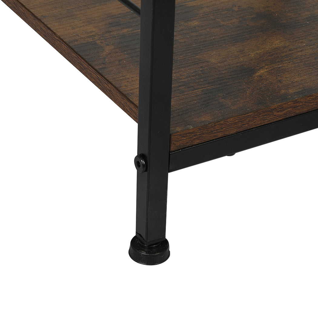 Modern Bedside Table with Storage Drawer Compact End Table Nightstand