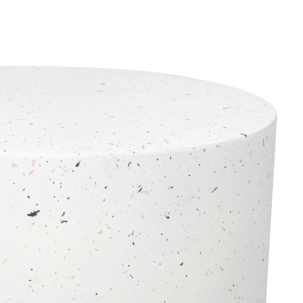 Round Terrazzo Side Table 39.5x39.5x47cm