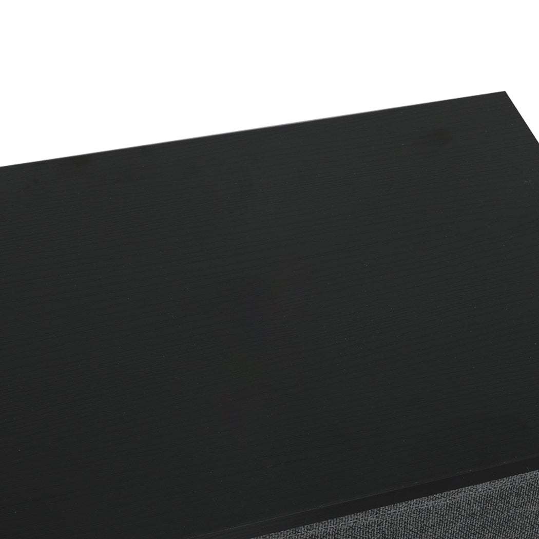 Modern Storage Cabinet Tower Chest Dark Grey  Premium Quality Build, id4
