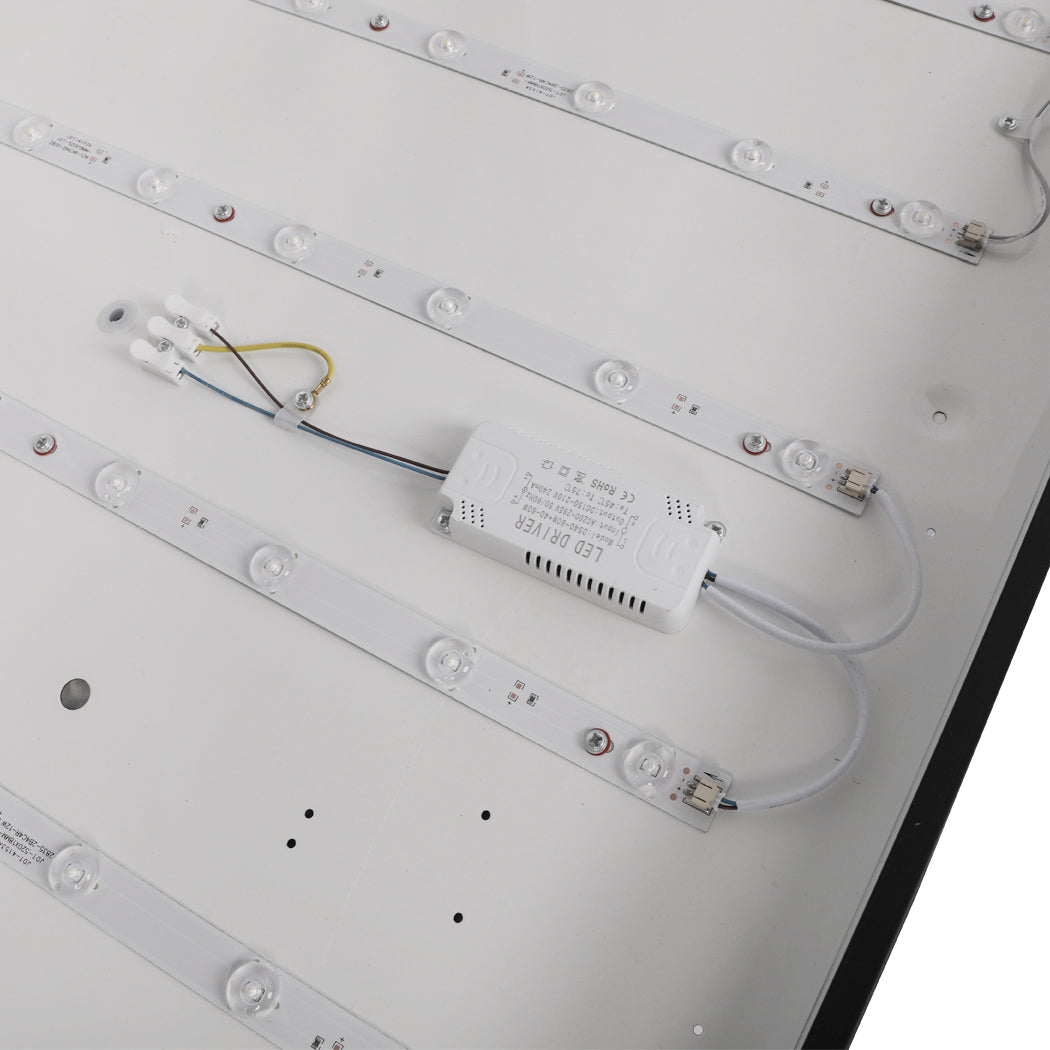 3-Colour Ultra-Thin 5CM LED Ceiling 90W Black