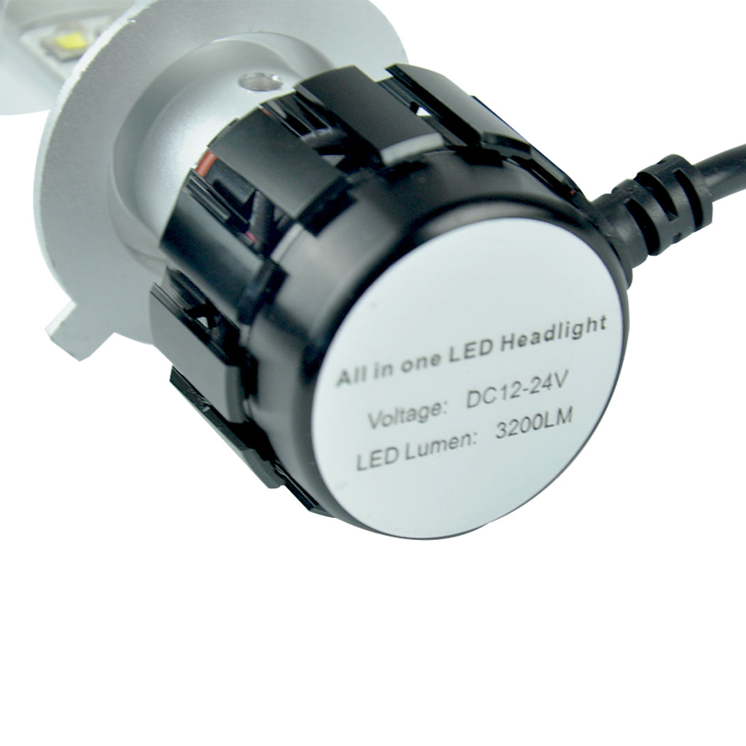 4 Side Cree LED Car Headlight 160W 2500LM | High Low Beam Replace
