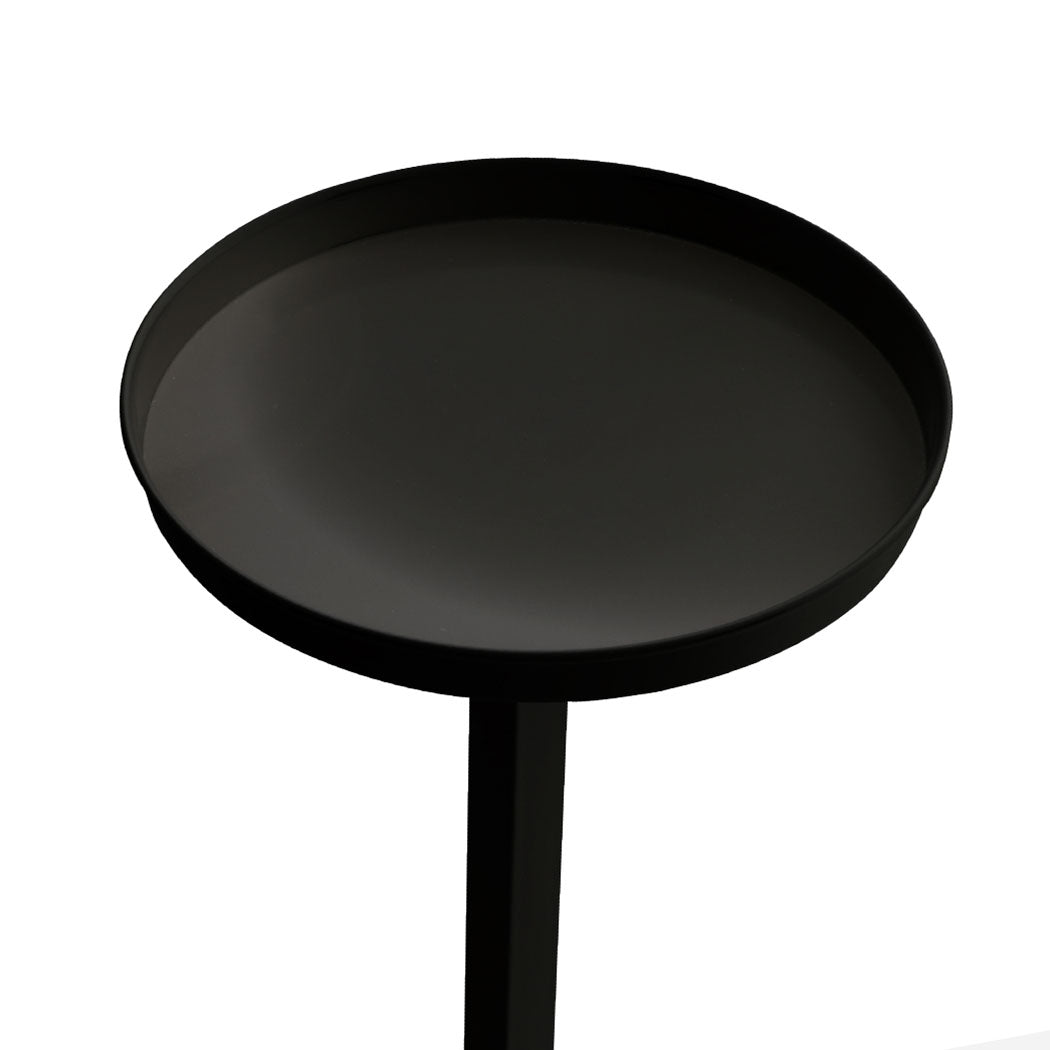 Large Plant Stand Indoor Outdoor Black Metal Flower Pot Display Rack