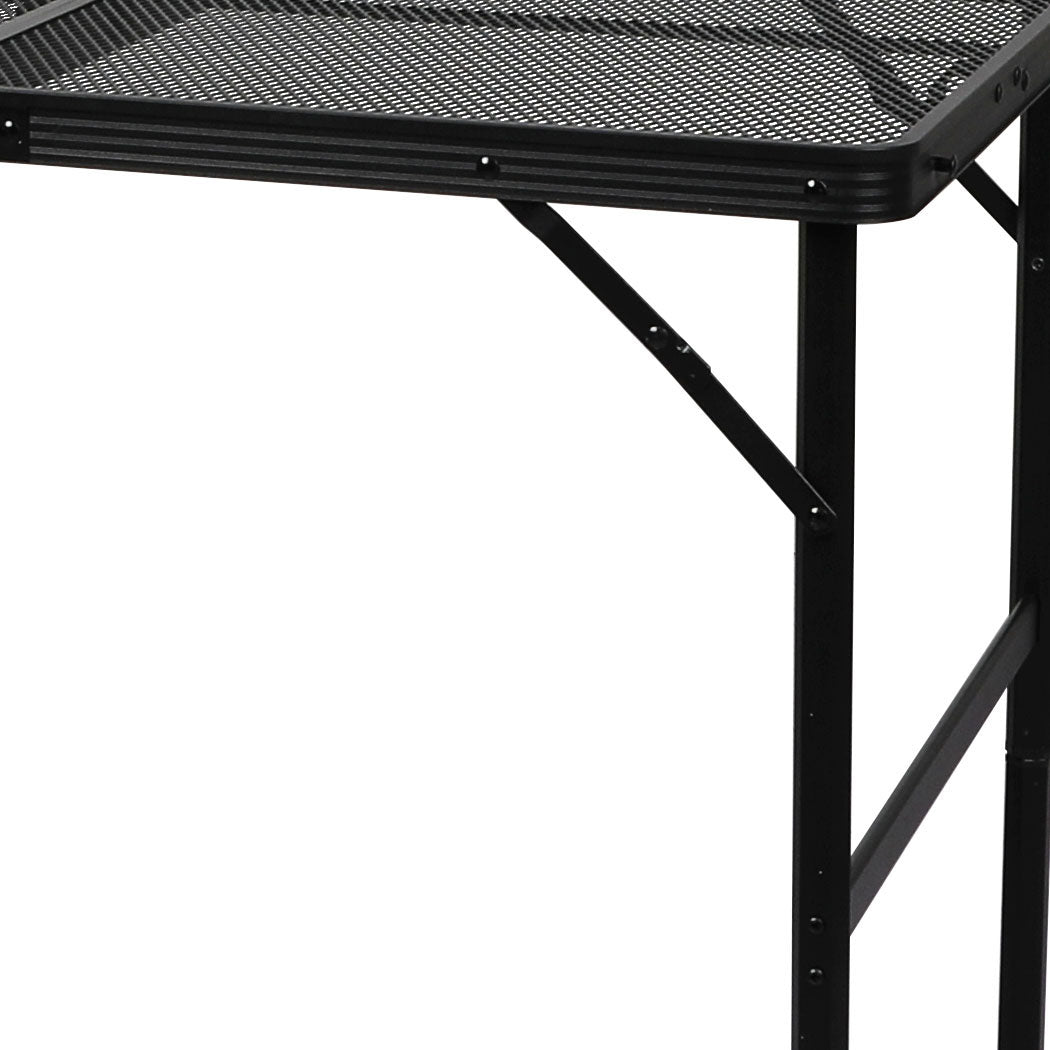 Portable Grill Table BBQ 90x60x40cm