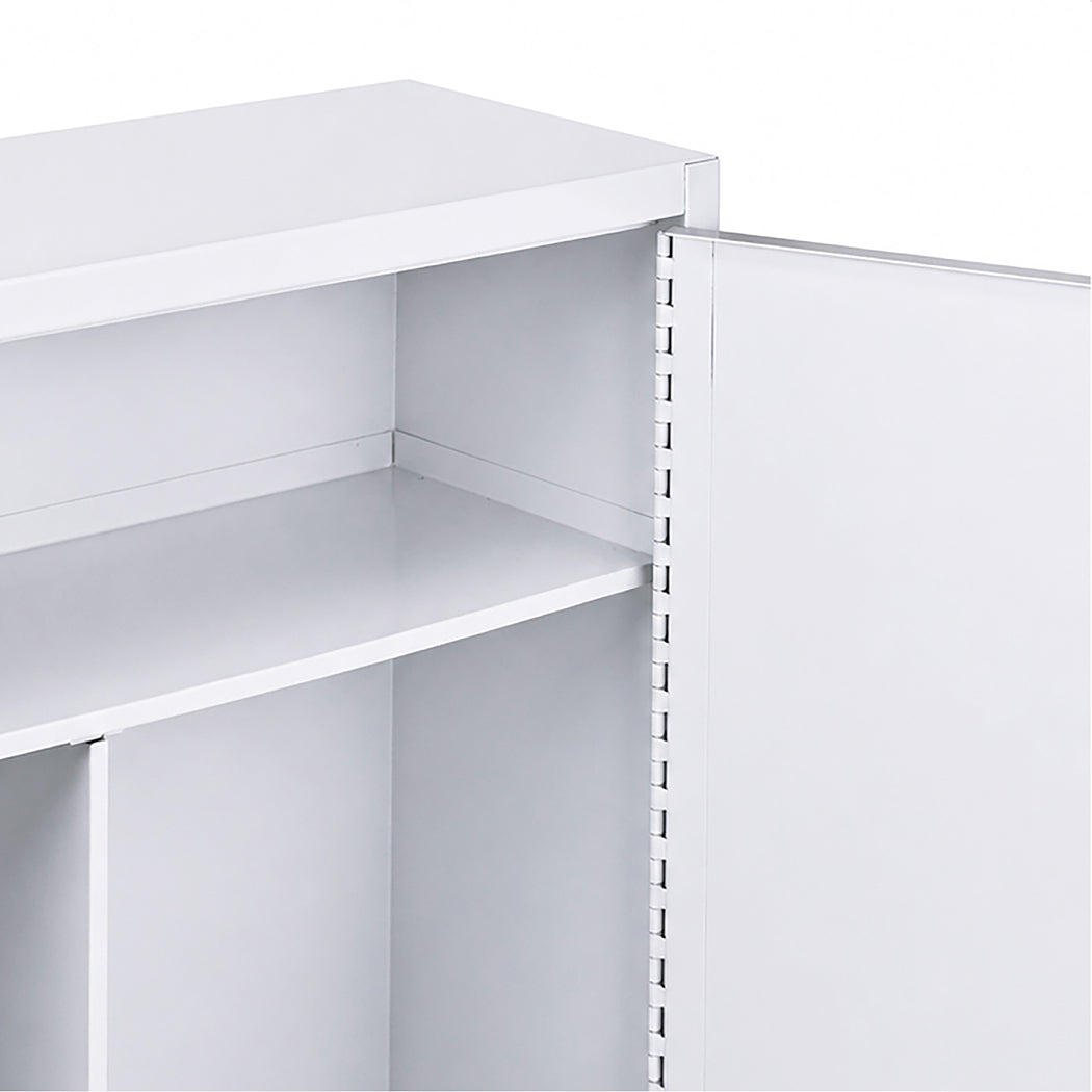 Medicine Storage Cabinet Lockable 39x32.5x14cm