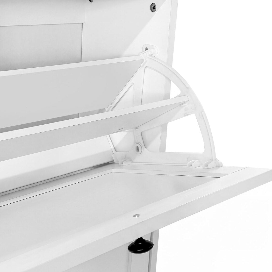 Flip Drawer Shoe Cabinet 4 Drawer Tall Slim | Simpledeals