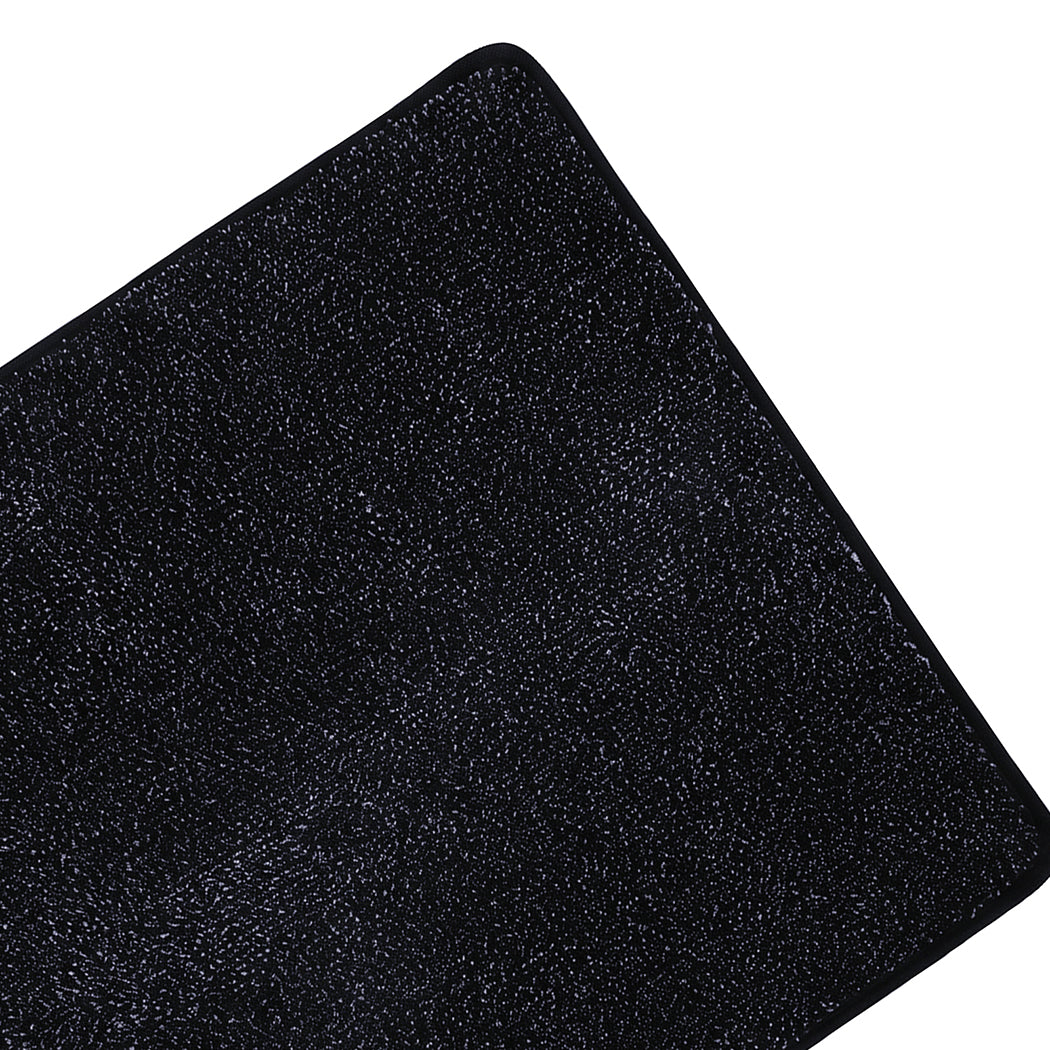 Grey Non Slip Door Mat 80x50cm
