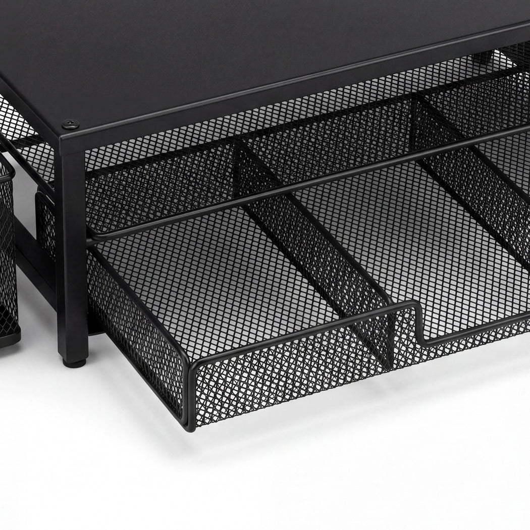 Metal Monitor Stand Riser Desk Organiser | Simpledeals