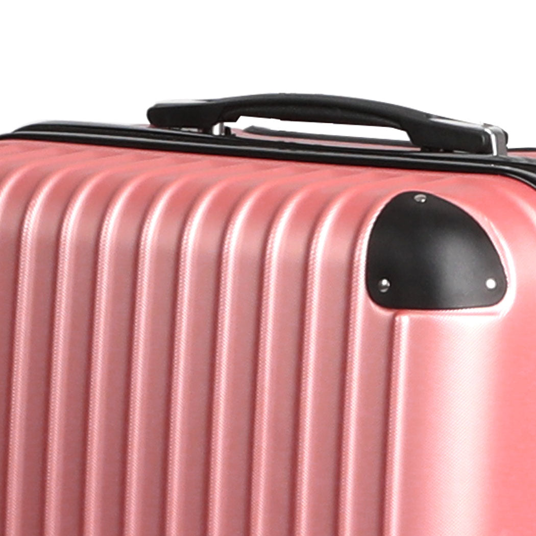 24 Luggage Suitcase Rose Gold 39x23x63cm