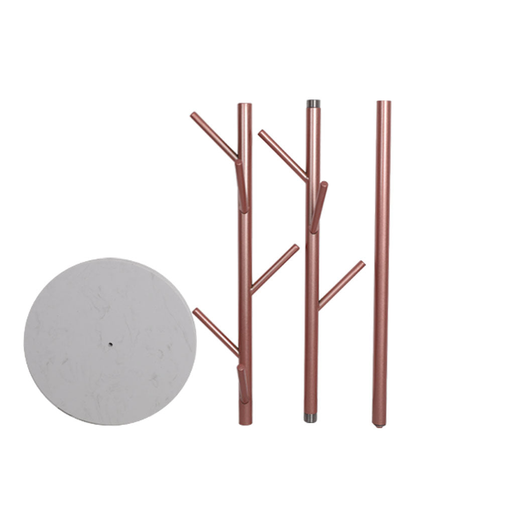 Coat Rack Hat Clothes Stand Hanger Rose Gold Rose Golden